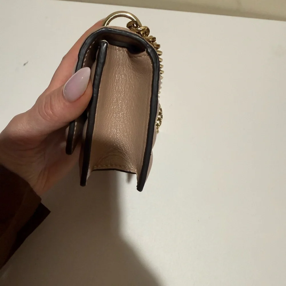 JIMMY CHOO
Micro Avenue Quad Gold Chain
Shoulder Bag,  New, Beige - Picture 4 of 8